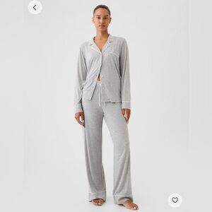 BRAND NEW Gap Heather Gray Pajama Set Med Tall